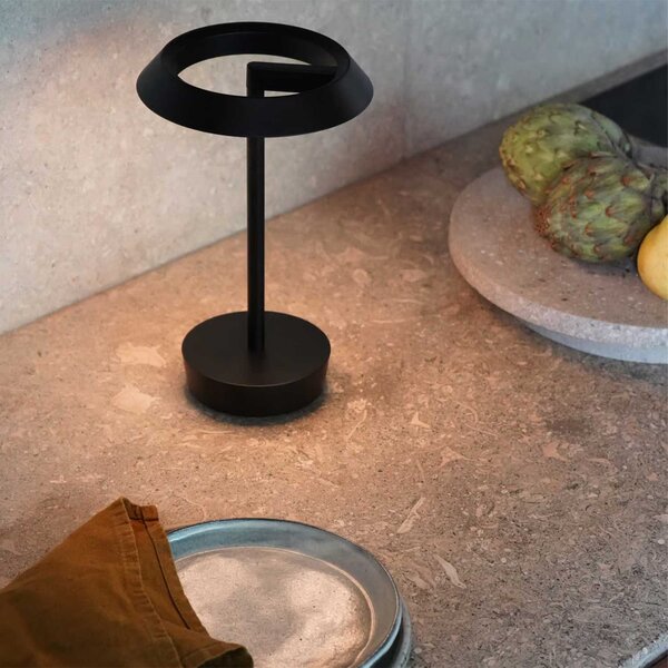 Astro Halo LED přenosné stolní svítidlo Bronzová světlá