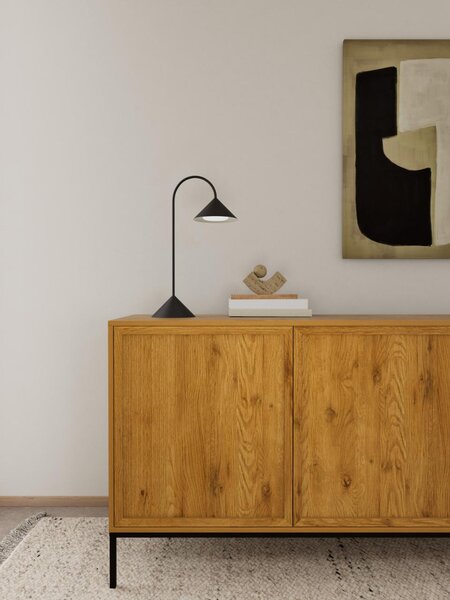 Actona Komoda Palmdale 158 cm dub divoký/černý