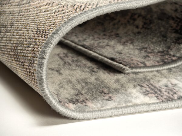 Alfa Carpets, Kusový koberec Beton powder pink, 80x150, růžová, chodba / předsíň