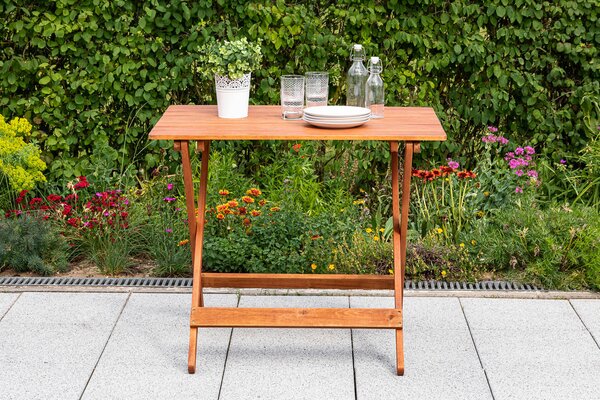 ZAHRADNÍ SKLÁDACÍ STOLEK, dřevo, 90/72/60 cm Gardenson - Online Only zahradní nábytek, Online Only