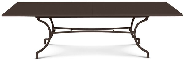 Ethimo Rozkládací jídelní stůl Elisir, Ethimo, obdélníkový 200-260x100x76 cm, lakovaná ocel barva Mud Grey
