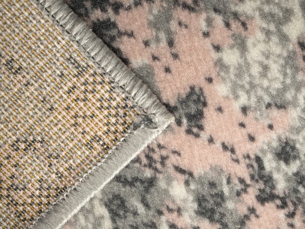 Alfa Carpets, Kusový koberec Beton powder pink, 80x150, růžová, chodba / předsíň