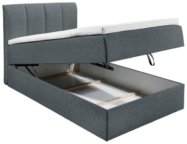 Boxspring postel GRANADA antracitová 120x200 cm