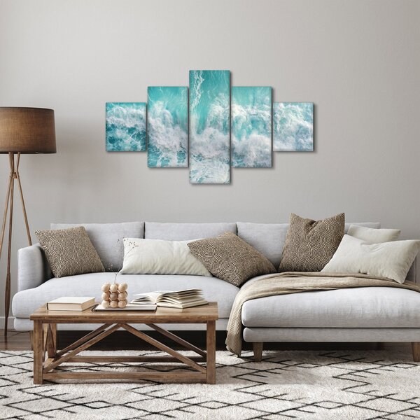 Obraz - Pohled na vlny oceánu (125x70 cm)