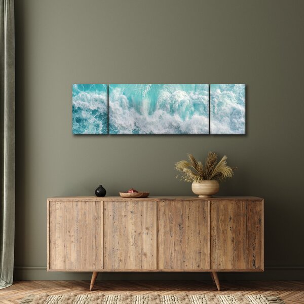 Obraz - Pohled na vlny oceánu (170x50 cm)