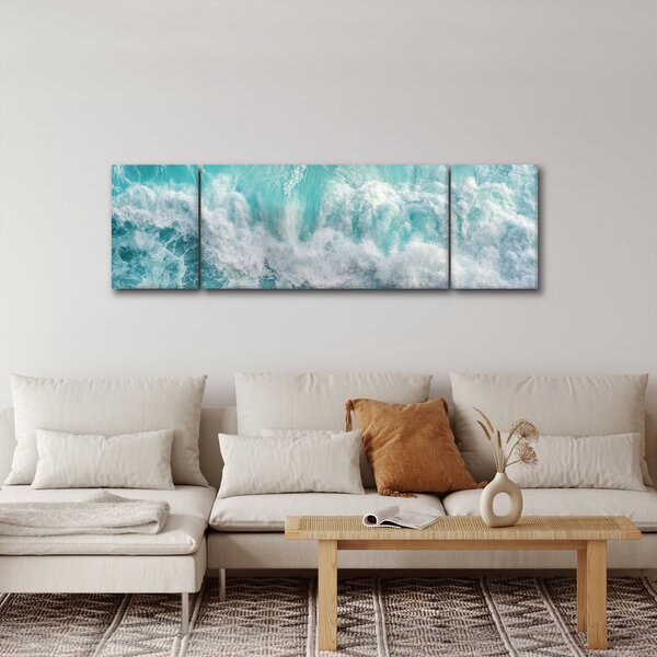 Obraz - Pohled na vlny oceánu (170x50 cm)