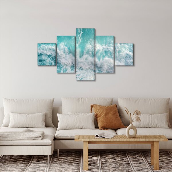 Obraz - Pohled na vlny oceánu (125x70 cm)