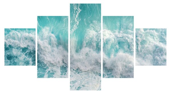 Obraz - Pohled na vlny oceánu (125x70 cm)
