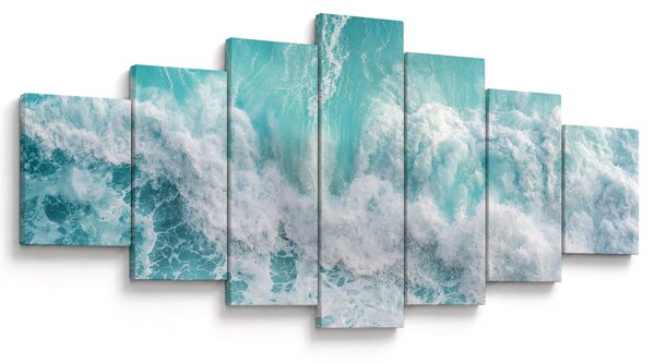 Obraz - Pohled na vlny oceánu (210x100 cm)