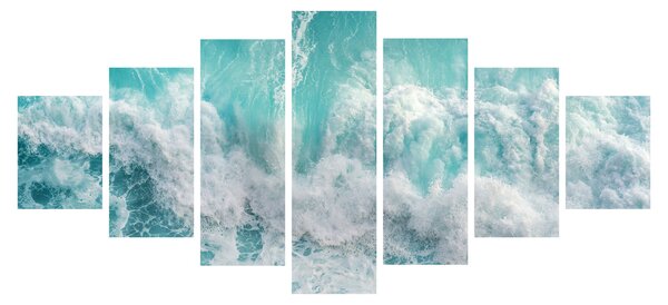 Obraz - Pohled na vlny oceánu (210x100 cm)