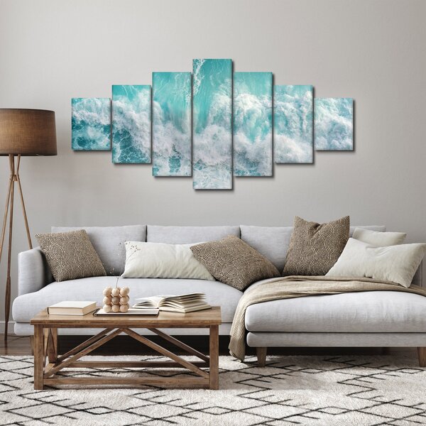 Obraz - Pohled na vlny oceánu (210x100 cm)