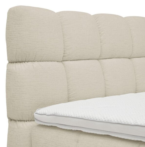 Boxspring postel BUBBLE BOX 180/200 cm, béžová