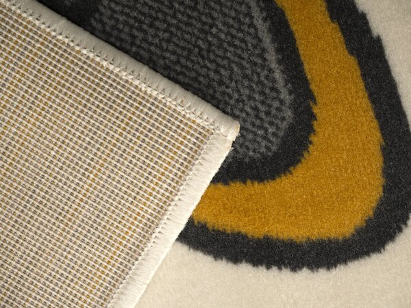 Alfa Carpets, Dětský kusový koberec Žirafa, 120x170, béžová, dětský pokoj