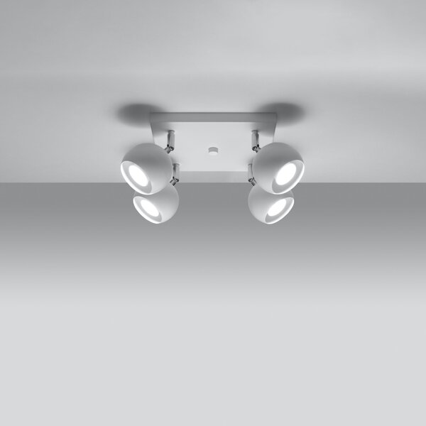 Sollux Lighting Stropní svítidlo OCULARE 4 bílé