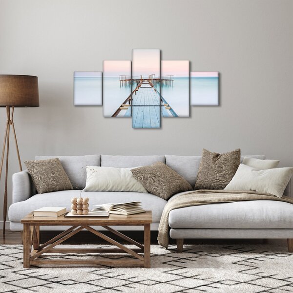 Obraz - Dlouhé molo (125x70 cm)