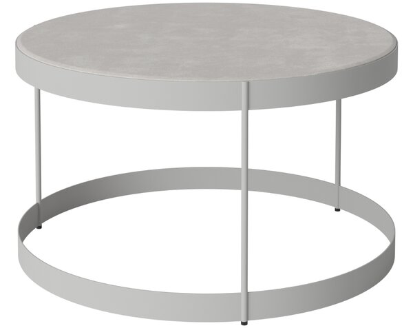 -25 % Dny MOMENTI– Bolia Šedý betonový konferenční stolek Drum 60 cm