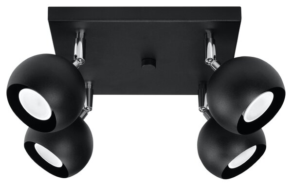 Sollux Lighting Stropní svítidlo OCULARE 4 černé