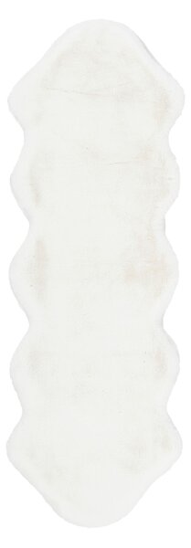 UMĚLÁ KOŽEŠINA, 60/180 cm, bílá - Online Only koberce & rohožky, Online Only