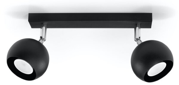 Sollux Lighting Stropní svítidlo OCULARE 2 černé