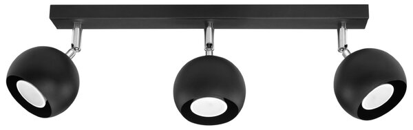 Sollux Lighting Stropní svítidlo OCULARE 3 černé