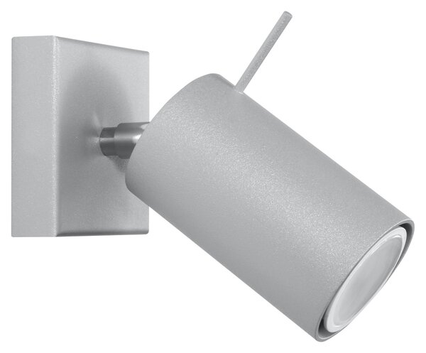 Sollux Lighting Nástěnné svítidlo RING 1 šedé