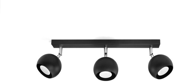 Sollux Lighting Stropní svítidlo OCULARE 3 černé
