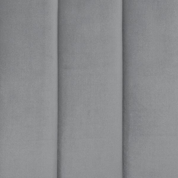 Postel Umělý samet MARVILLE 180 x 200 cm Šedá