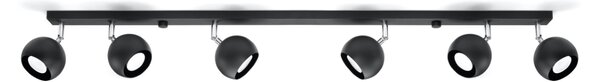 Sollux Lighting Stropní svítidlo OCULARE 6L černé
