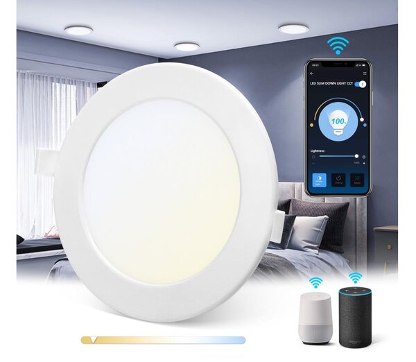 Aigostar - LED Stmívatelné podhledové svítidlo LED/6W/230V 2700-6500K bílá