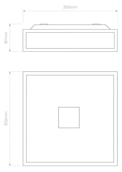 Astro Mashiko E27 stropní svítidlo IP44 Ø200mmBronzová tmavá