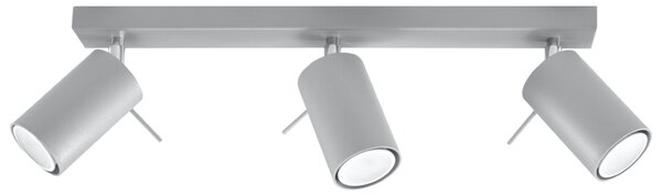 Sollux Lighting Stropní svítidlo RING 3 šedé