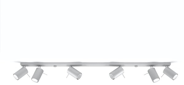 Sollux Lighting Stropní svítidlo RING 6L šedé