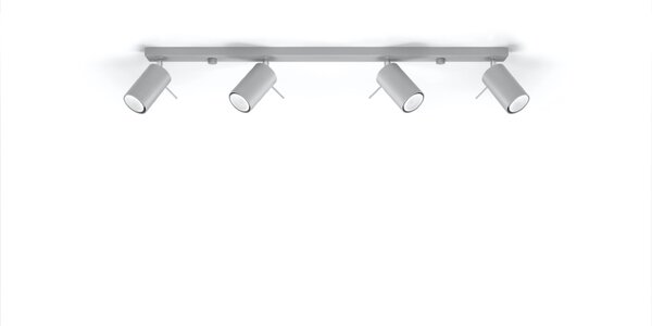Sollux Lighting Stropní svítidlo RING 4L šedé