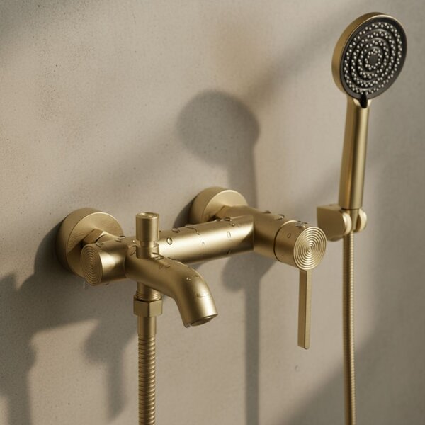 Vanová baterie Rea FOSTER Gold Brush