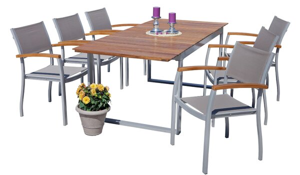 ZAHRADNÍ SESTAVA dřevo, kov, textil Gardenson - Online Only zahradní nábytek, Online Only