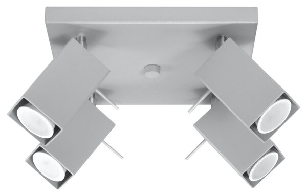 Sollux Lighting Stropní svítidlo MERIDA 4 šedé