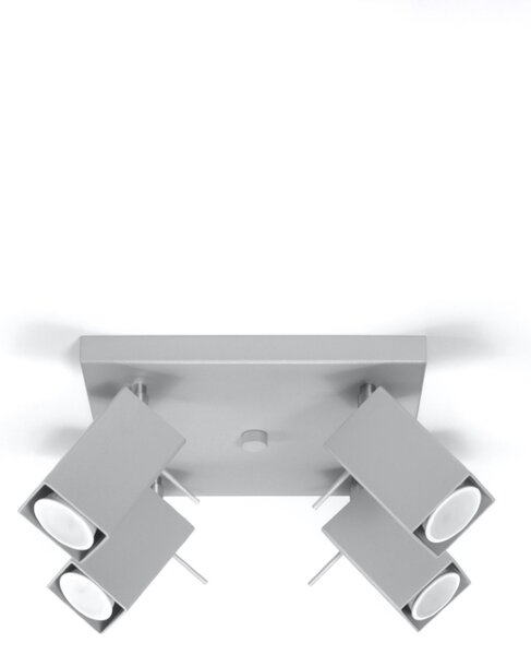 Sollux Lighting Stropní svítidlo MERIDA 4 šedé