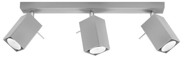 Sollux Lighting Stropní svítidlo MERIDA 3 šedé