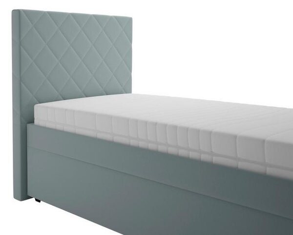 Čalouněná postel KLARA 90/200cm,mátově zelená