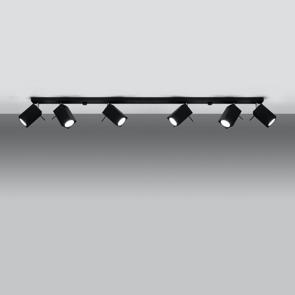 Sollux Lighting Stropní svítidlo MERIDA 6L černé