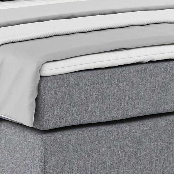 Postel Boxspring NERO PL: 140/200cm, šedozelená