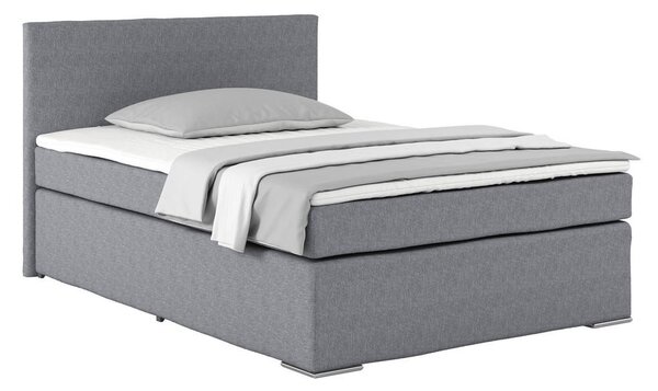 Postel Boxspring NERO PL: 140/200cm, šedozelená