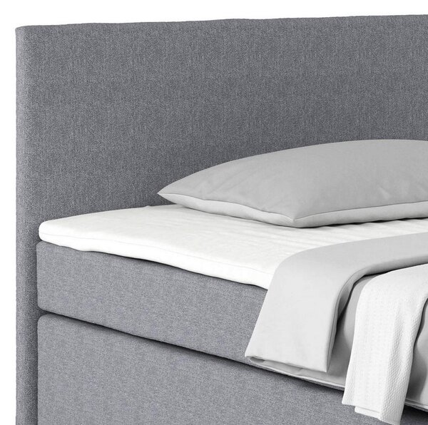 Postel Boxspring NERO PL: 140/200cm, šedozelená