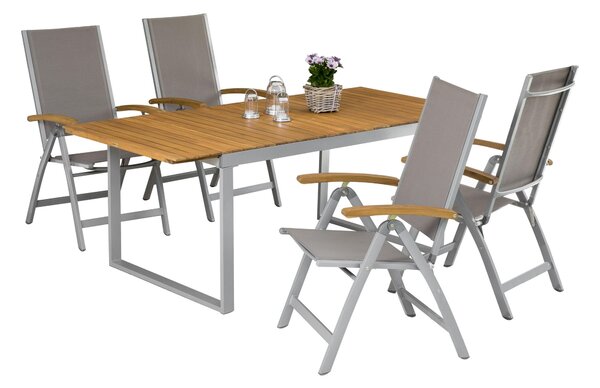 ZAHRADNÍ SESTAVA dřevo, kov, textil Gardenson - Online Only zahradní nábytek, Online Only