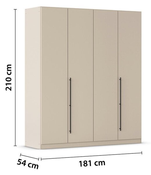Skříň s otočnými dveřmi SAFARI, šířka 181 cm