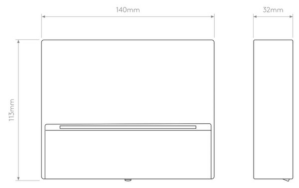 Astro Mori LED nástěnné svítidlo IP65 250mm