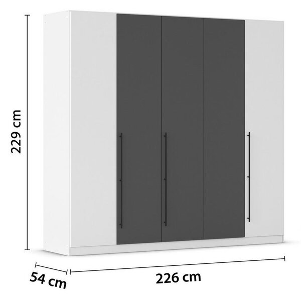 Skříň s otočnými dveřmi SAFARI, šířka 226 cm