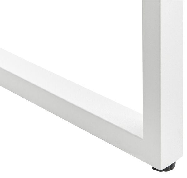 Stůl s dírkovanou nástěnkou BUXTON Bílá 84 cm 48 cm