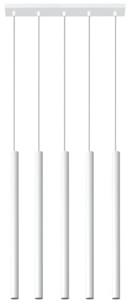 Sollux Lighting Závěsné svítidlo PASTELO 5 bílé