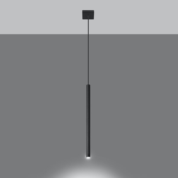 Sollux Lighting Závěsné svítidlo PASTELO 1 černé